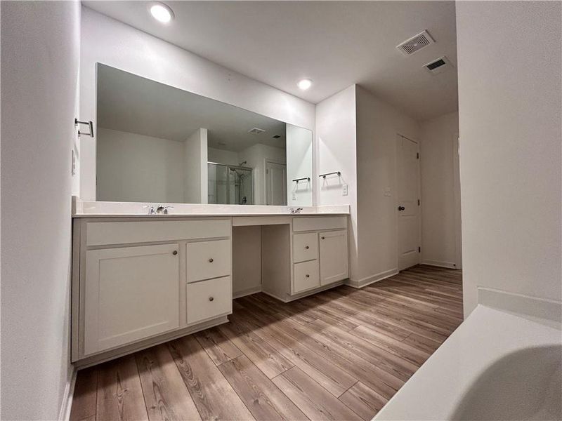 Furnished interior view inside a new home in , Suwanee (Image 32).