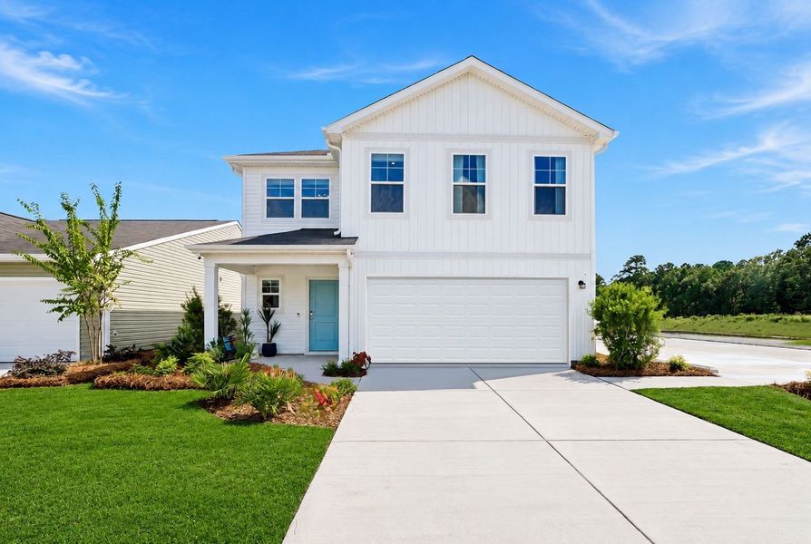 Representative exterior photo of a completed home built from the Frazier by Stanley Martin Homes in Essence at Bent Creek Village, Thomson, GA (Image 75). Representative exterior photo of a completed home built from the Frazier by Stanley Martin Homes in Essence at Bent Creek Village, Thomson, GA (Image 75).