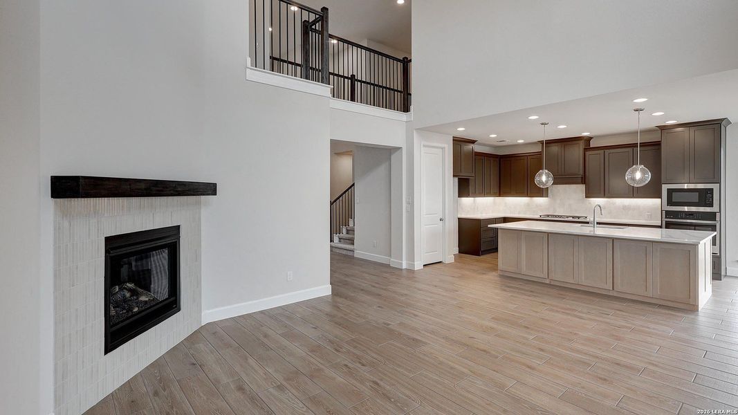 Furnished interior view inside a new home in Haby Hill, San Antonio (Image 11).