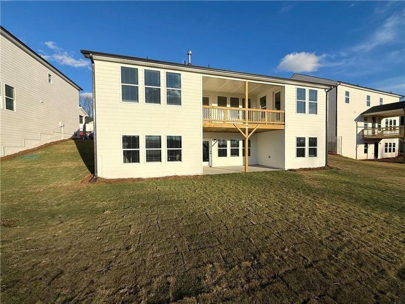 Exterior details and patio area of a home in , Braselton (Image 23). Exterior details and patio area of a home in , Braselton (Image 23).
