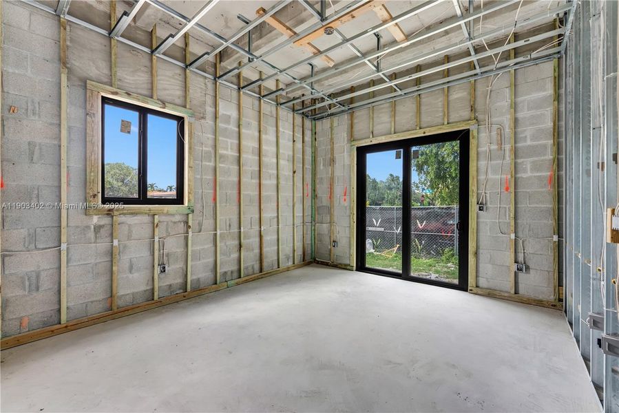 In-progress construction of a new home in , Miami Shores, FL (Image 15).