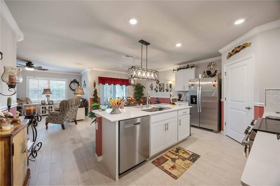 Furnished interior view inside a new home in Burnt Store Village, Punta Gorda (Image 13).
