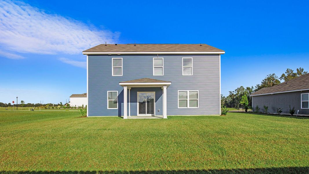 Exterior details and patio area of a home in Ridgefield, Conway (Image 4). Exterior details and patio area of a home in Ridgefield, Conway (Image 4).