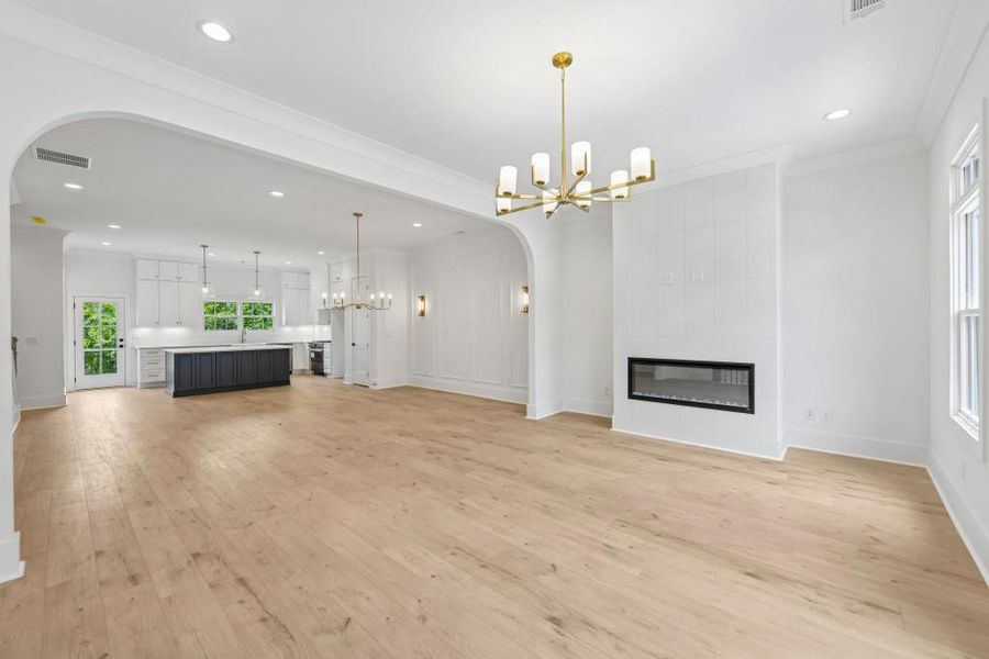 Spacious, unfurnished interior of a new home in Skyview On Broad, Sugar Hill (Image 37).