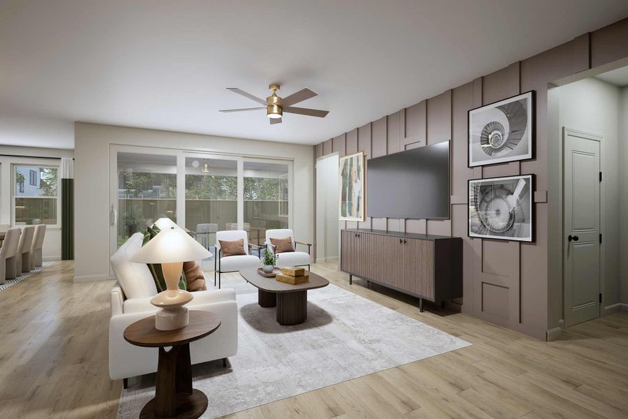 The Simsbury - Optional Glass Door with Extended Lanai