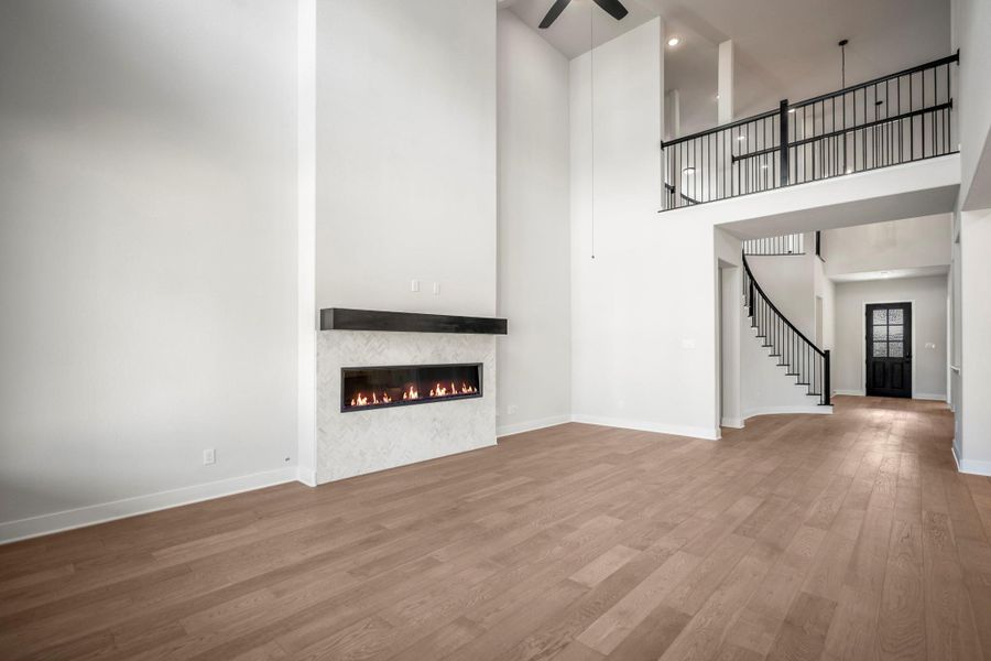 Spacious, unfurnished interior of a new home in Artavia 70′ Lots, Conroe (Image 27).