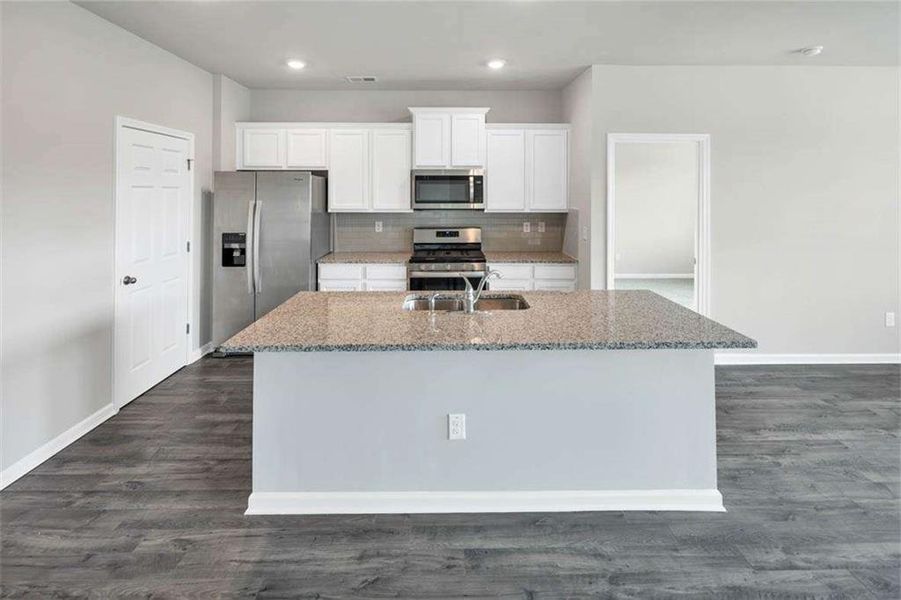 Furnished interior view inside a new home in The Preserve at Agricultural Village, Perry (Image 3).