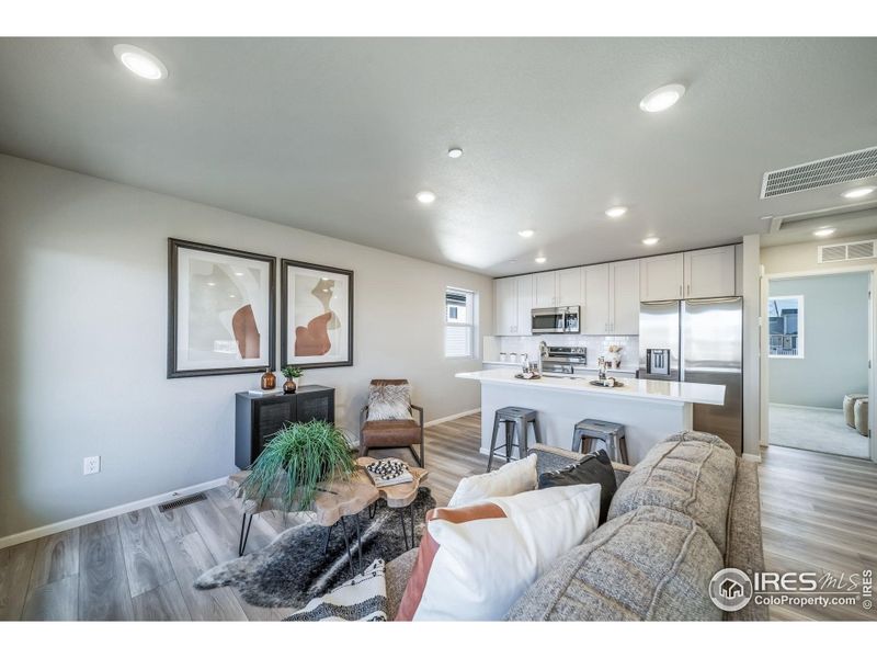 Furnished interior view inside a new home in , Johnstown (Image 14). Furnished interior view inside a new home in , Johnstown (Image 14).