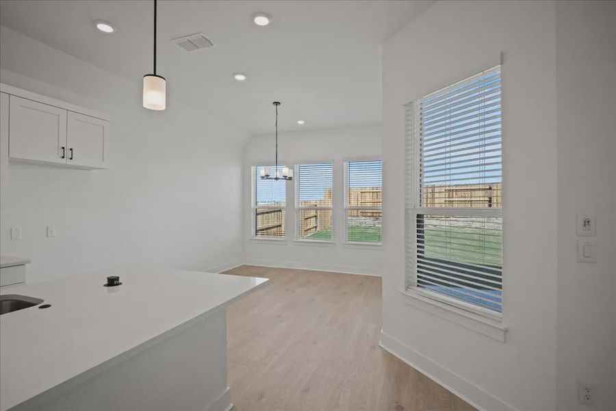 Representative unfurnished interior of a home built from the Farris by Chesmar Homes in Gregg Ranch, Marble Falls (Image 12).