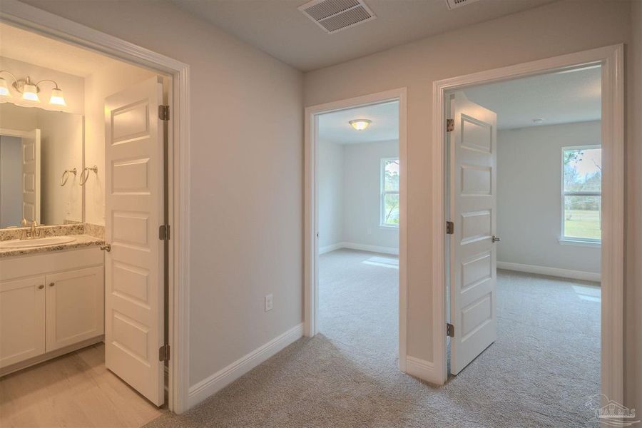 Furnished interior view inside a new home in Lexlee Estates, Pensacola (Image 6).