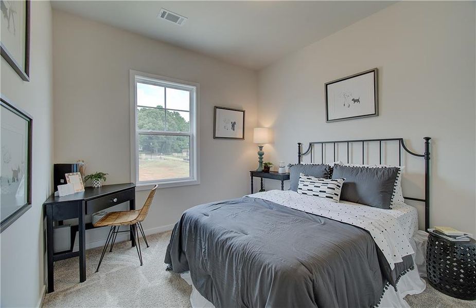 Furnished interior view inside a new home in Rosewood Lake Estates, Hoschton (Image 42).