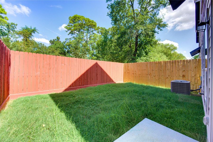 Exterior details and patio area of a home in , Houston (Image 3).