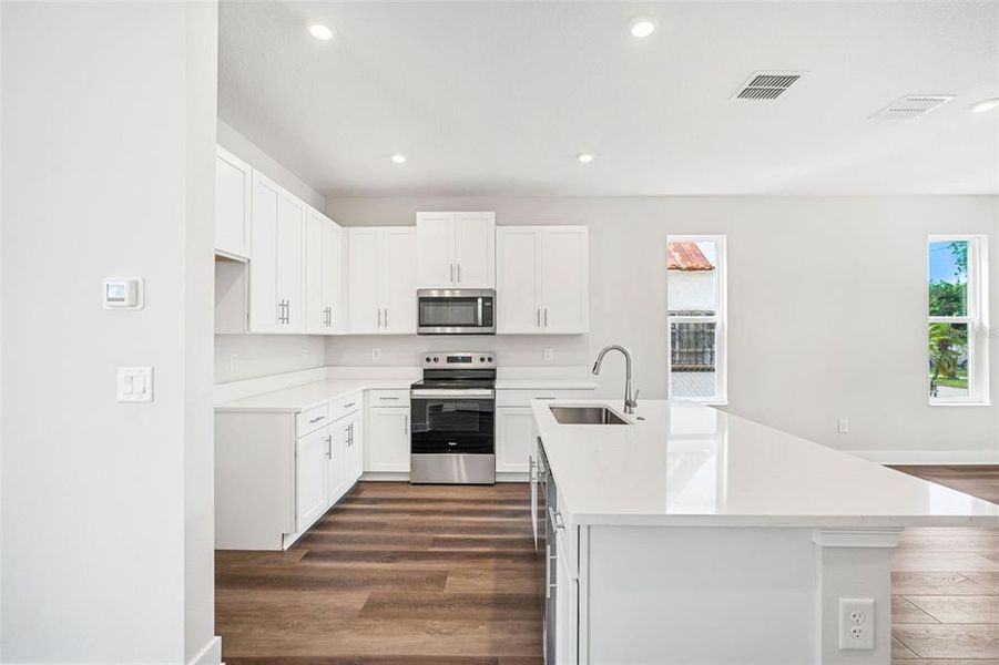 Furnished interior view inside a new home in , Tampa (Image 8). Furnished interior view inside a new home in , Tampa (Image 8).