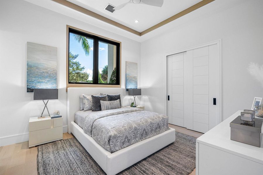 Furnished interior view inside a new home in , Boca Raton (Image 7). Furnished interior view inside a new home in , Boca Raton (Image 7).