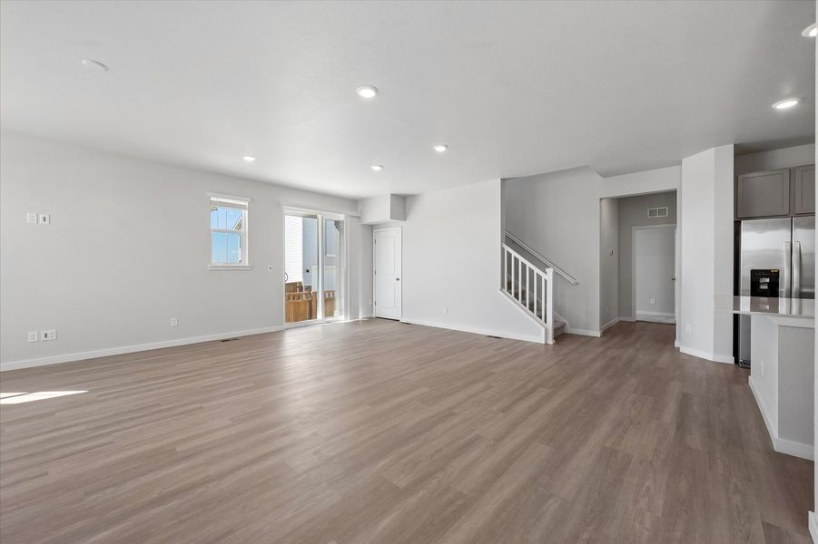 A large empty room.