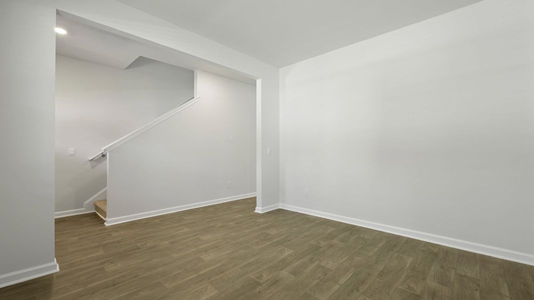 Representative unfurnished interior of a home built from the ELLE by D.R. Horton in Lakeview at Kitfield, Moncks Corner (Image 15).