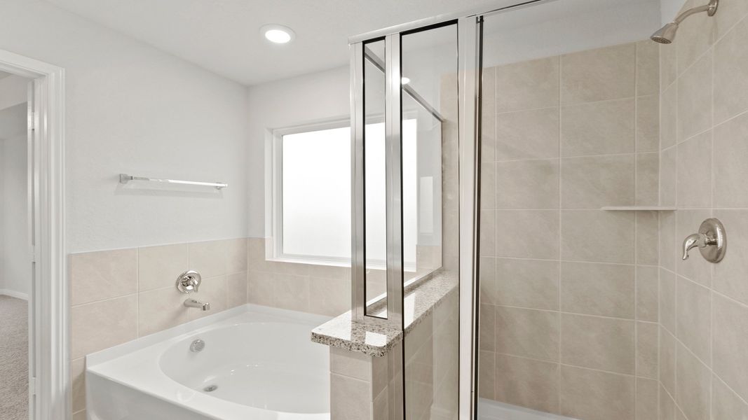 Furnished interior view inside a new home in Swenson Heights, Seguin (Image 10).