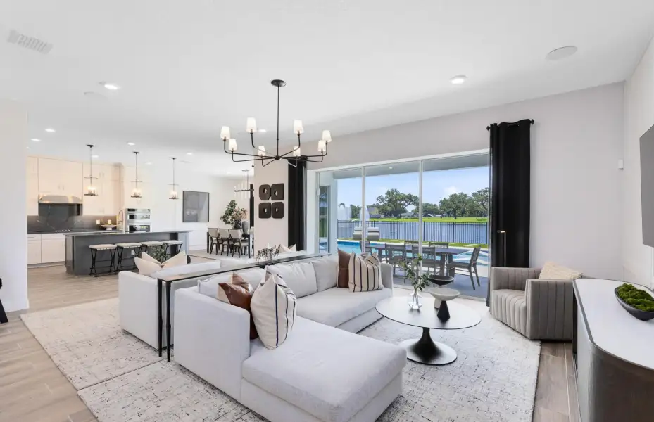 Representative furnished interior of a home built from the Scarlett by Pulte Homes in Waypointe, Port Orange (Image 9).