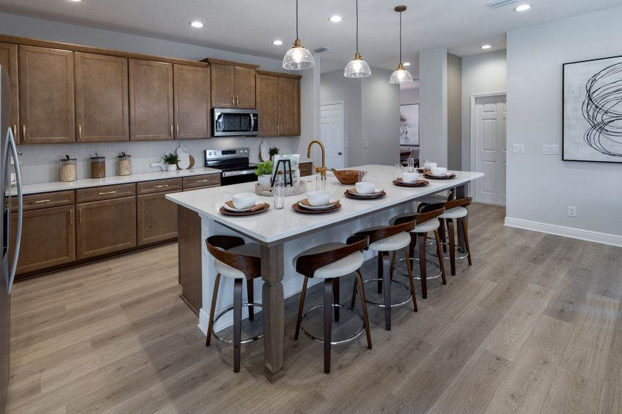Furnished interior view inside a new home in Pine Meadows Reserve, Eustis (Image 12).