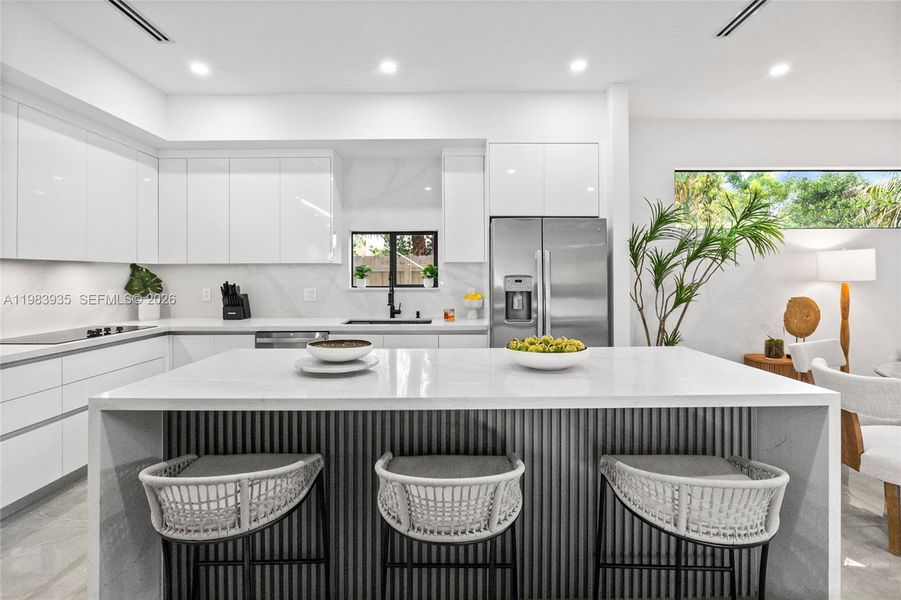 Furnished interior view inside a new home in , Fort Lauderdale (Image 34).
