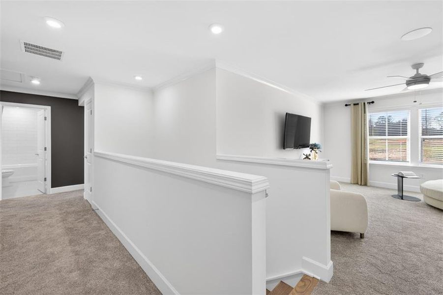 Furnished interior view inside a new home in Linden Grove, Powder Springs (Image 30).