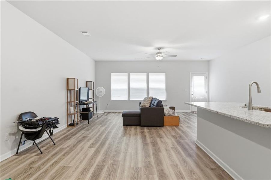 Furnished interior view inside a new home in , Oakwood (Image 13). Furnished interior view inside a new home in , Oakwood (Image 13).