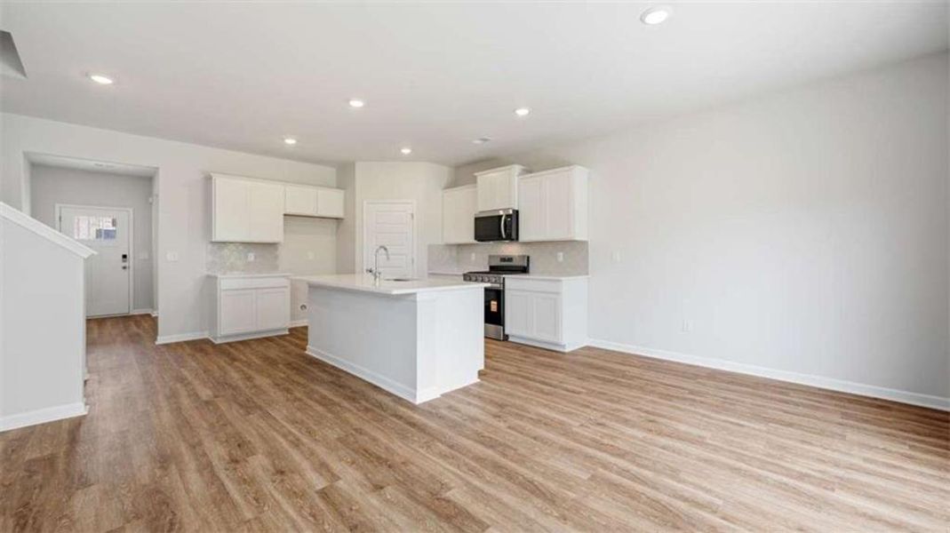 Furnished interior view inside a new home in Brooks Station, Dacula (Image 5).