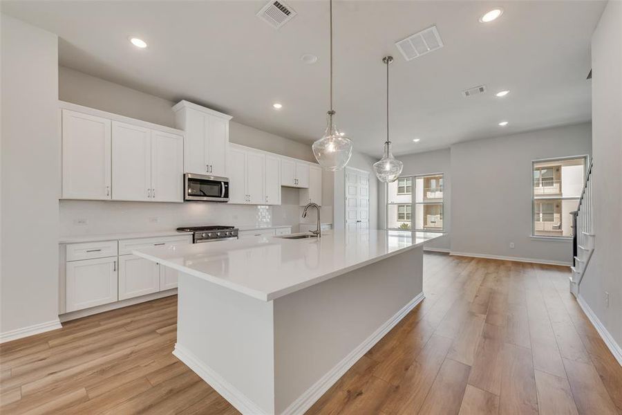 Furnished interior view inside a new home in City Point, North Richland Hills (Image 6).