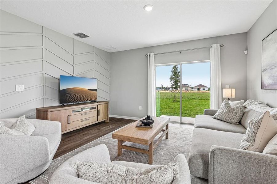 Furnished interior view inside a new home in , Haines City (Image 21).