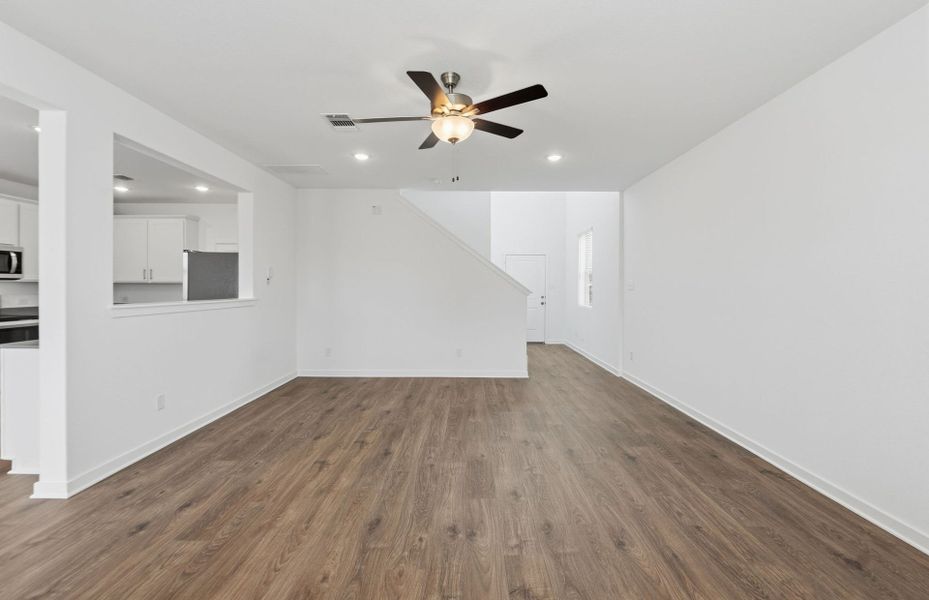 Spacious, unfurnished interior of a new home in Sonterra, Jarrell (Image 37). Spacious, unfurnished interior of a new home in Sonterra, Jarrell (Image 37).