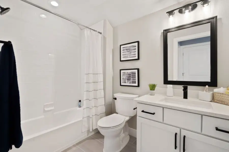 Furnished interior view inside a new home in The Courtyards at Lupton Village, Fort Lupton (Image 37).
