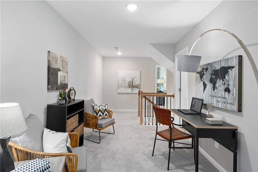 Furnished interior view inside a new home in The Collection at Wolf Creek, Lawrenceville (Image 15).