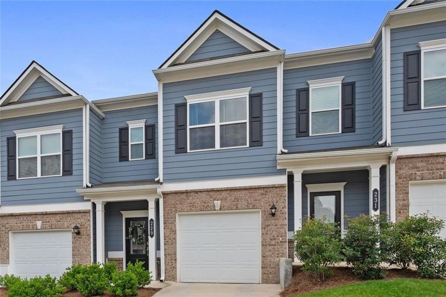 Front exterior of a new home in , Cartersville, GA, highlighting curb appeal (Image 1). Front exterior of a new home in , Cartersville, GA, highlighting curb appeal (Image 1).