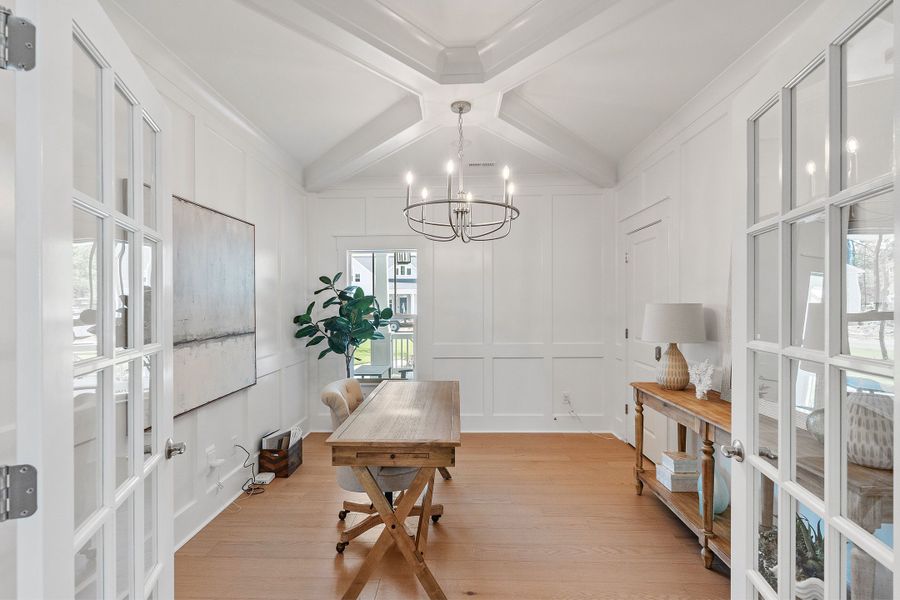 Furnished interior view inside a new home in Osprey Landing, Southport (Image 11).