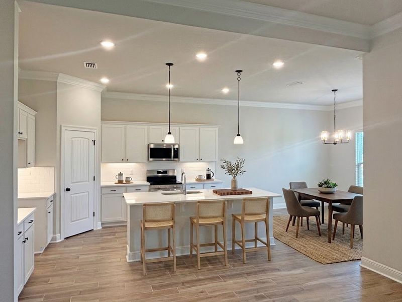 Furnished interior view inside a new home in Bird Song at Hammock Bay, Freeport (Image 3).