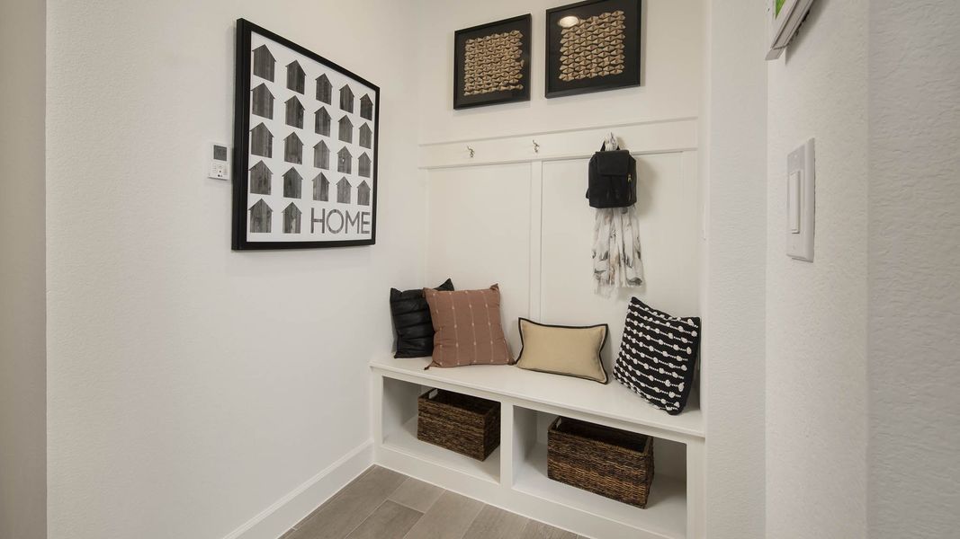 Furnished interior view inside a new home in Bridgeland, Cypress (Image 14).