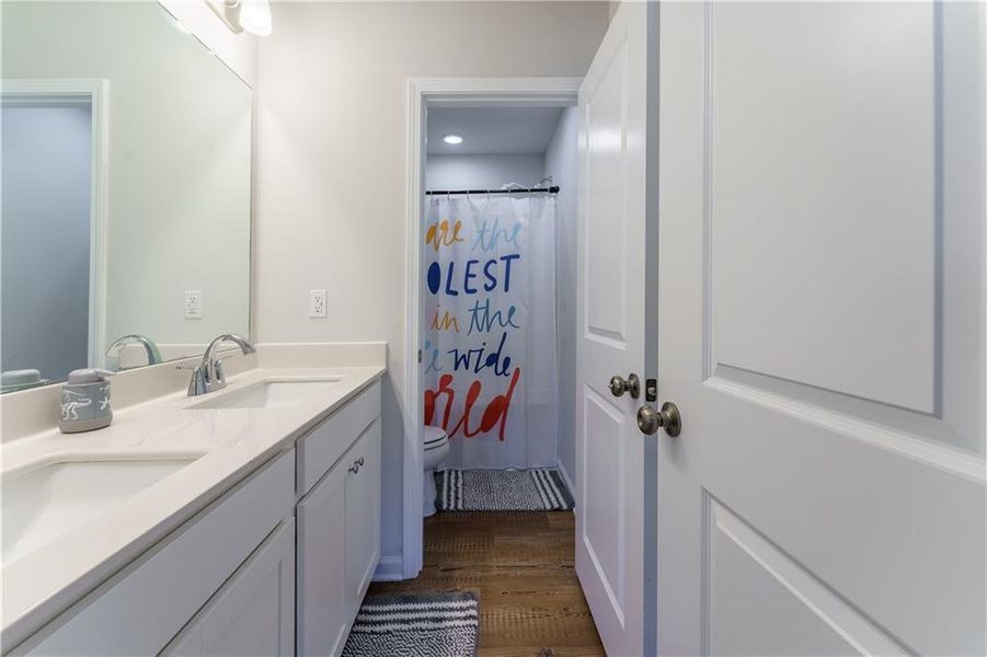 Furnished interior view inside a new home in Kingsley Creek, Lithonia (Image 36).
