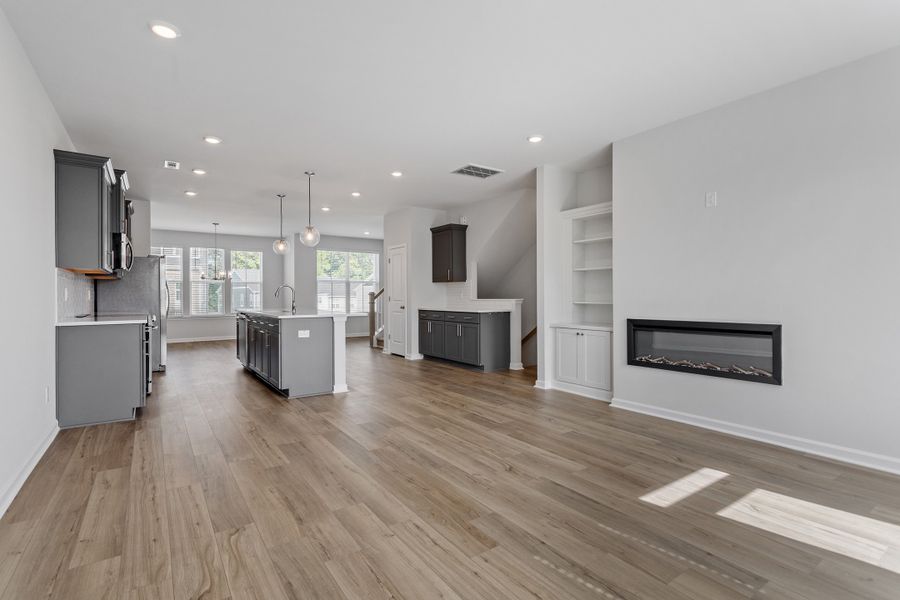 Spacious, unfurnished interior of a new home in Renaissance at White Oak, Garner (Image 20). Spacious, unfurnished interior of a new home in Renaissance at White Oak, Garner (Image 20).