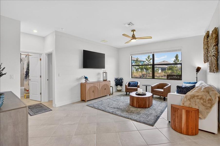 Furnished interior view inside a new home in , Venice (Image 16). Furnished interior view inside a new home in , Venice (Image 16).