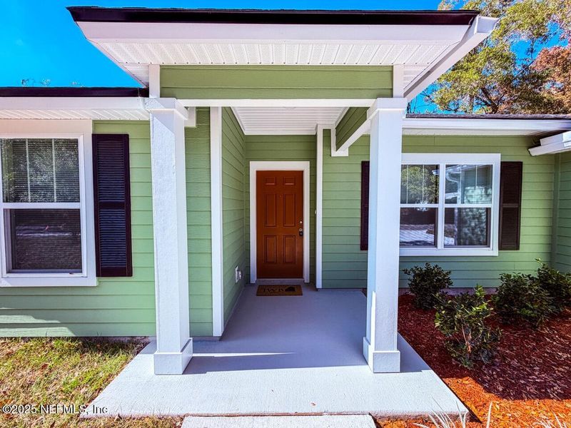 Exterior details and patio area of a home in , Jacksonville (Image 55). Exterior details and patio area of a home in , Jacksonville (Image 55).