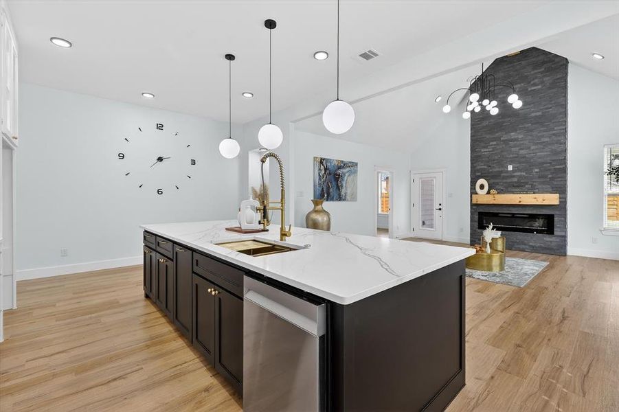 Furnished interior view inside a new home in , Haltom City (Image 9).