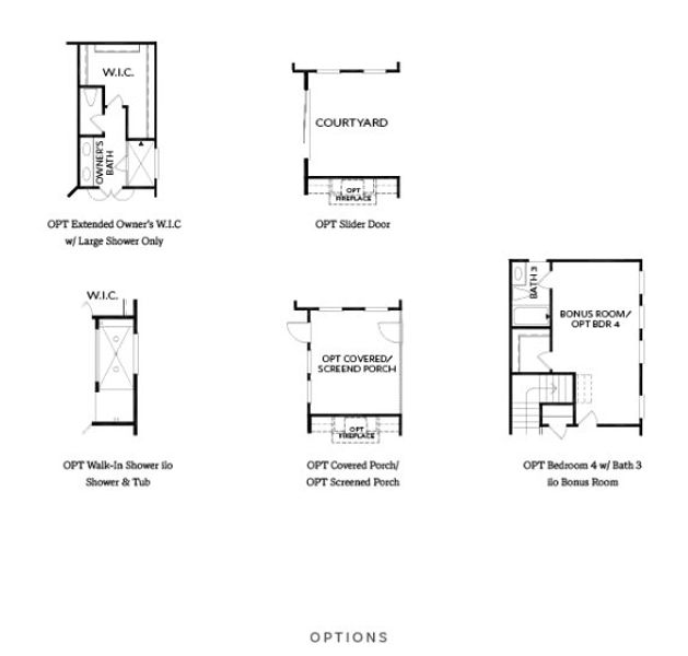 2D floor plan layout for the The Kenton by The Providence Group in Promenade at Sawnee Village, Cumming, GA (Image 5).