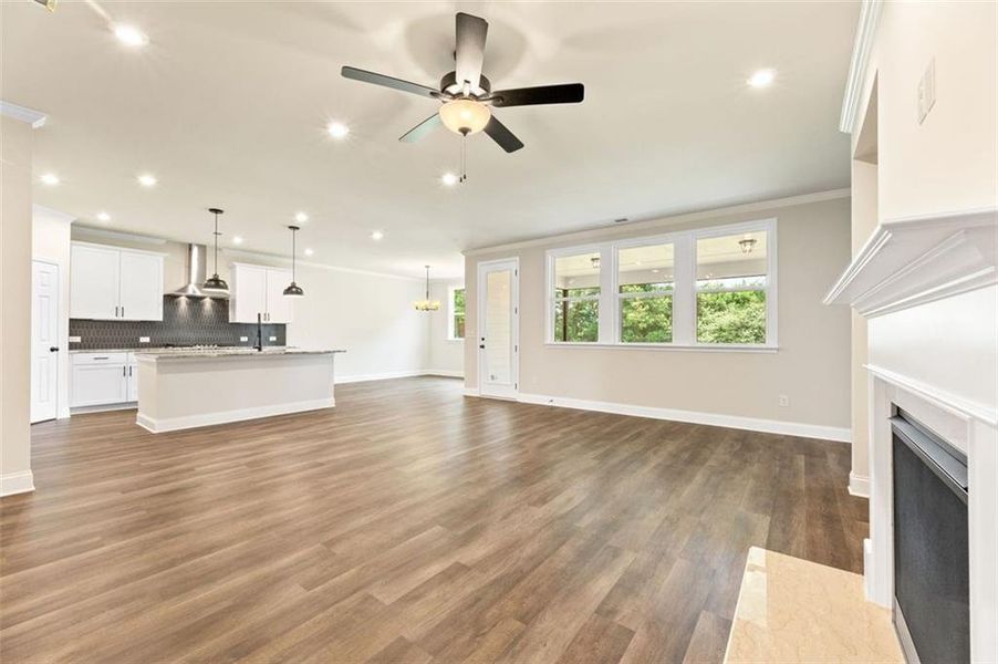 Spacious, unfurnished interior of a new home in Wehunt Meadows, Hoschton (Image 15).