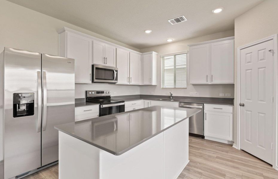 Furnished interior view inside a new home in Sonterra, Jarrell (Image 8). Furnished interior view inside a new home in Sonterra, Jarrell (Image 8).
