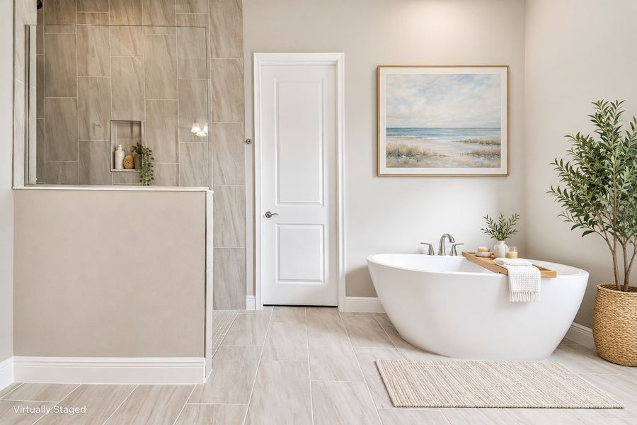 Furnished interior view inside a new home in River Preserve Estates, Parrish (Image 37).