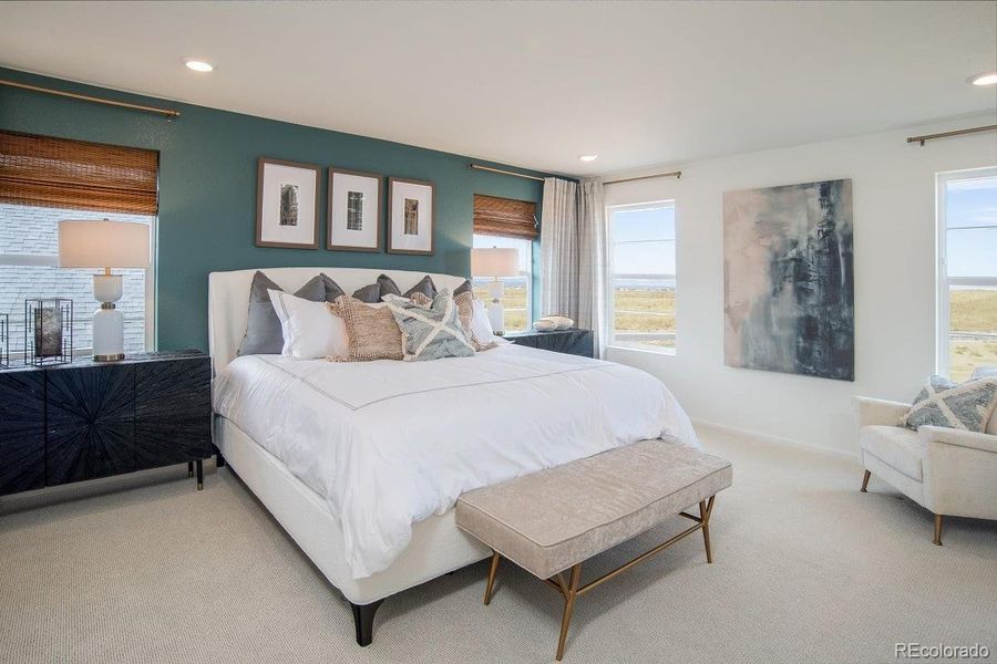 Furnished interior view inside a new home in Legato, Commerce City (Image 7).