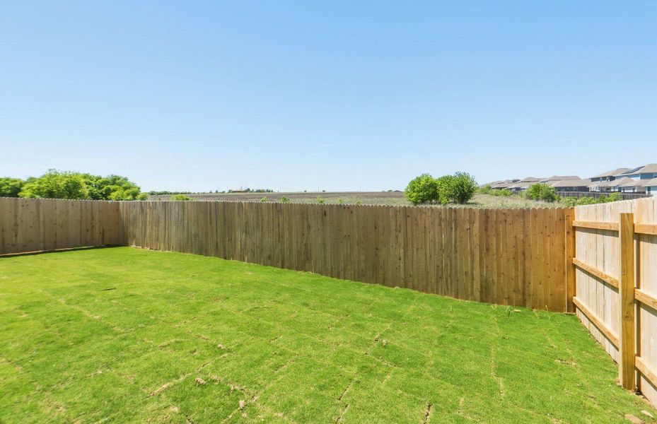 Exterior details and patio area of a home in Sonterra, Jarrell (Image 3).