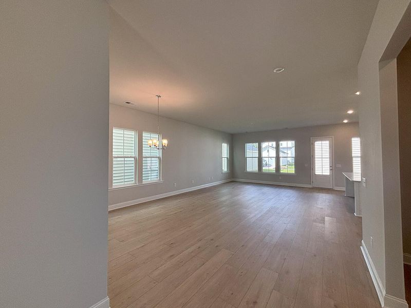 Spacious, unfurnished interior of a new home in Sweetgrass at Summers Corner: Row Collection, Summerville (Image 20).