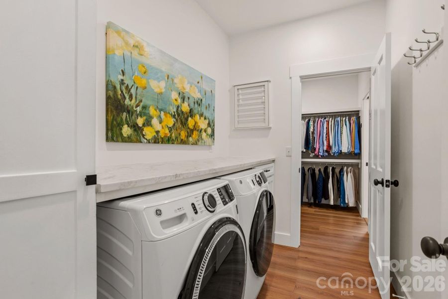 Furnished interior view inside a new home in , Hendersonville (Image 27).