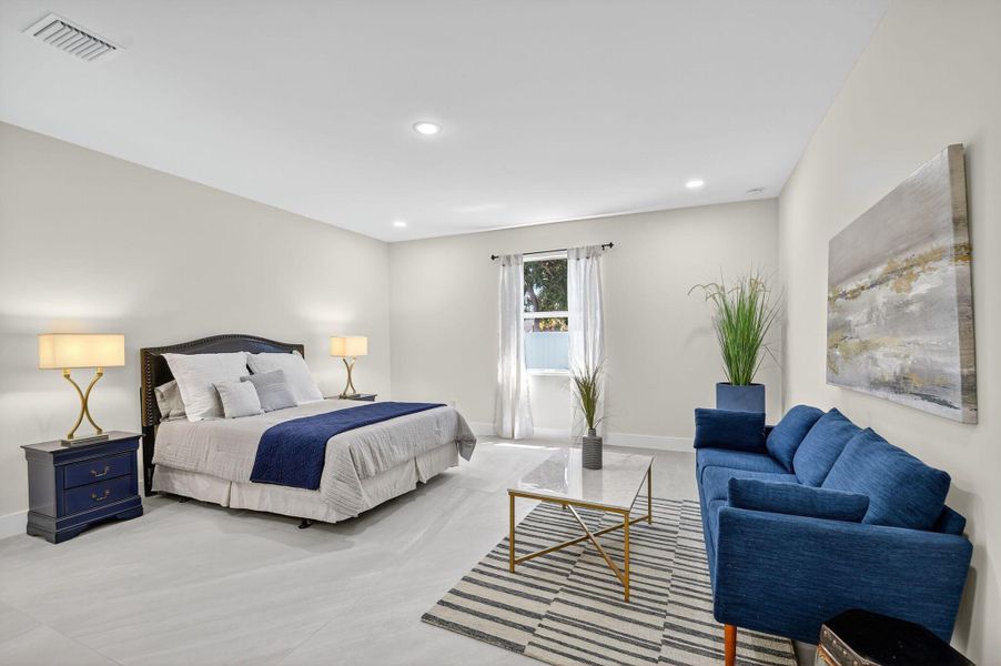 Furnished interior view inside a new home in , Jupiter (Image 47).